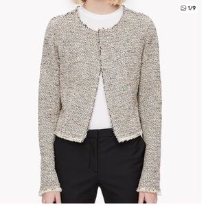 Theory Ualana Comprised Tweed Blazer Size 6